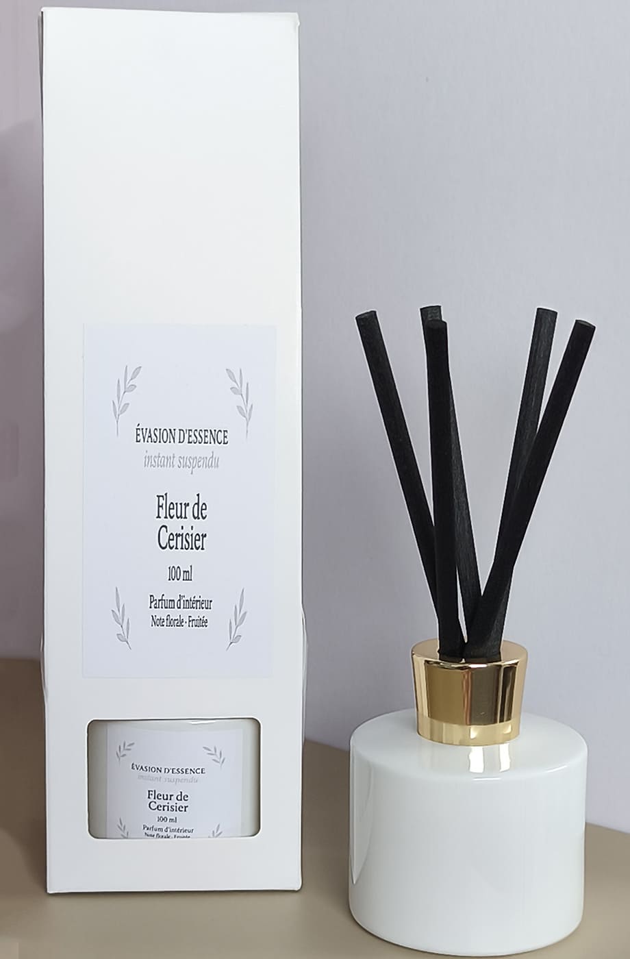 Diffuseur d’Ambiance Artisanal – Fleur de Cerisier