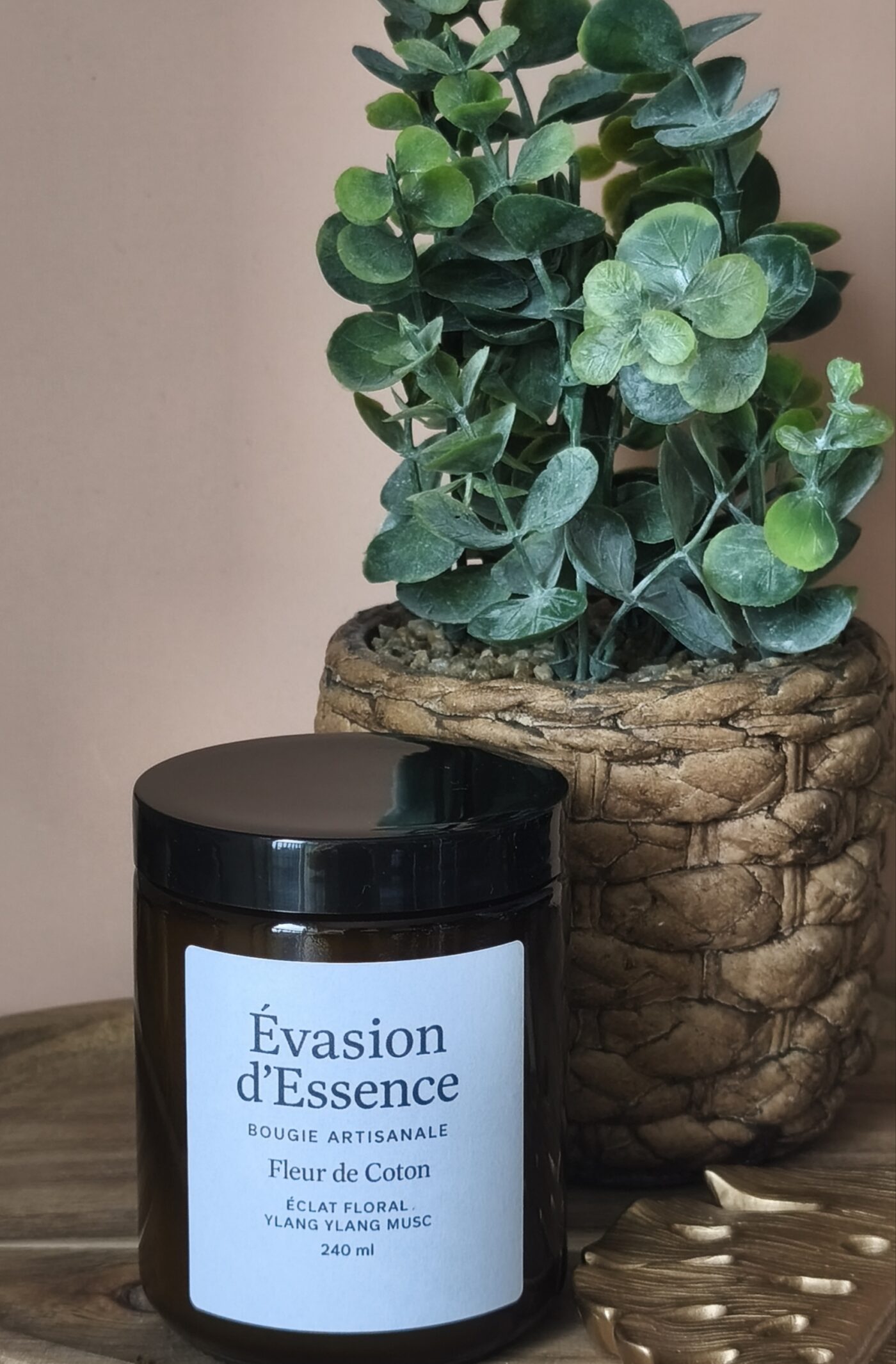 Bougie Artisanale Fleur de Coton