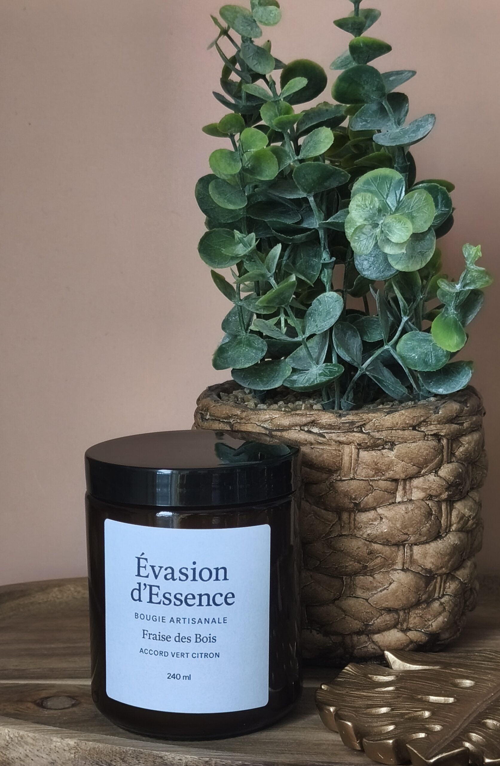 Bougie Artisanale Fraise des Bois