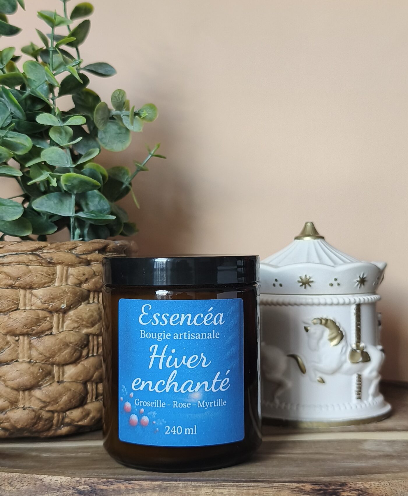 Bougie Artisanale-Hiver Enchanté