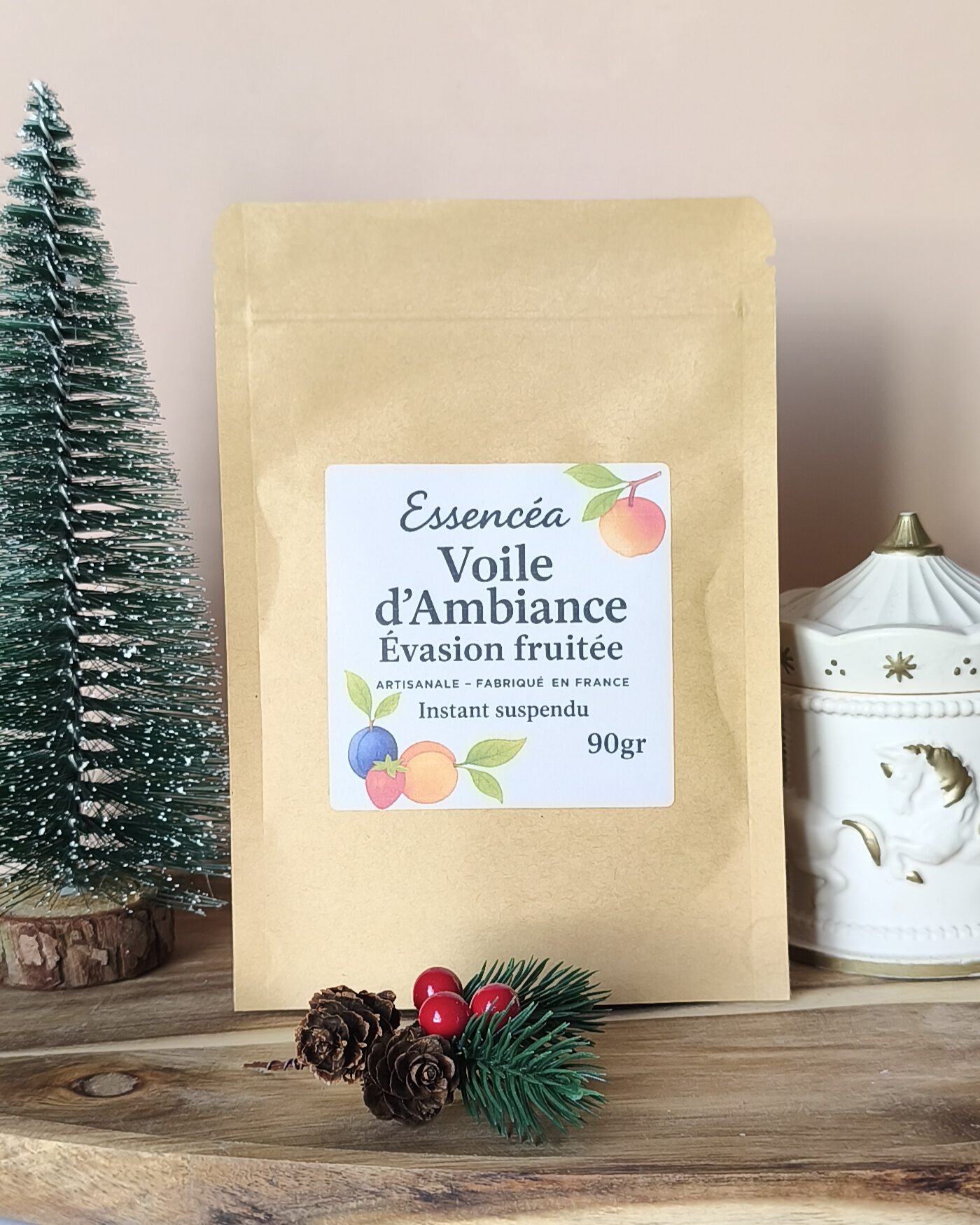 Poudre parfumée Artisanale - Evasion fruitée