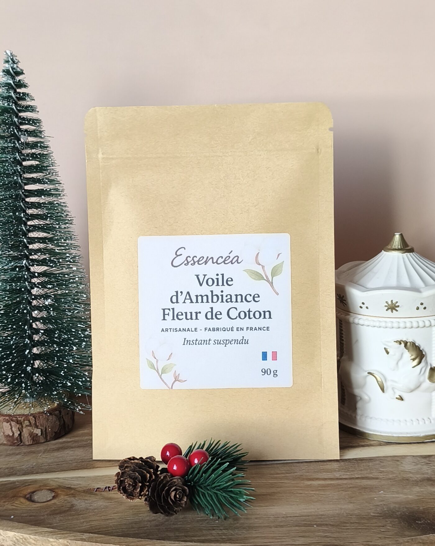 Poudre Parfumée Artisanale – Fleur de Coton