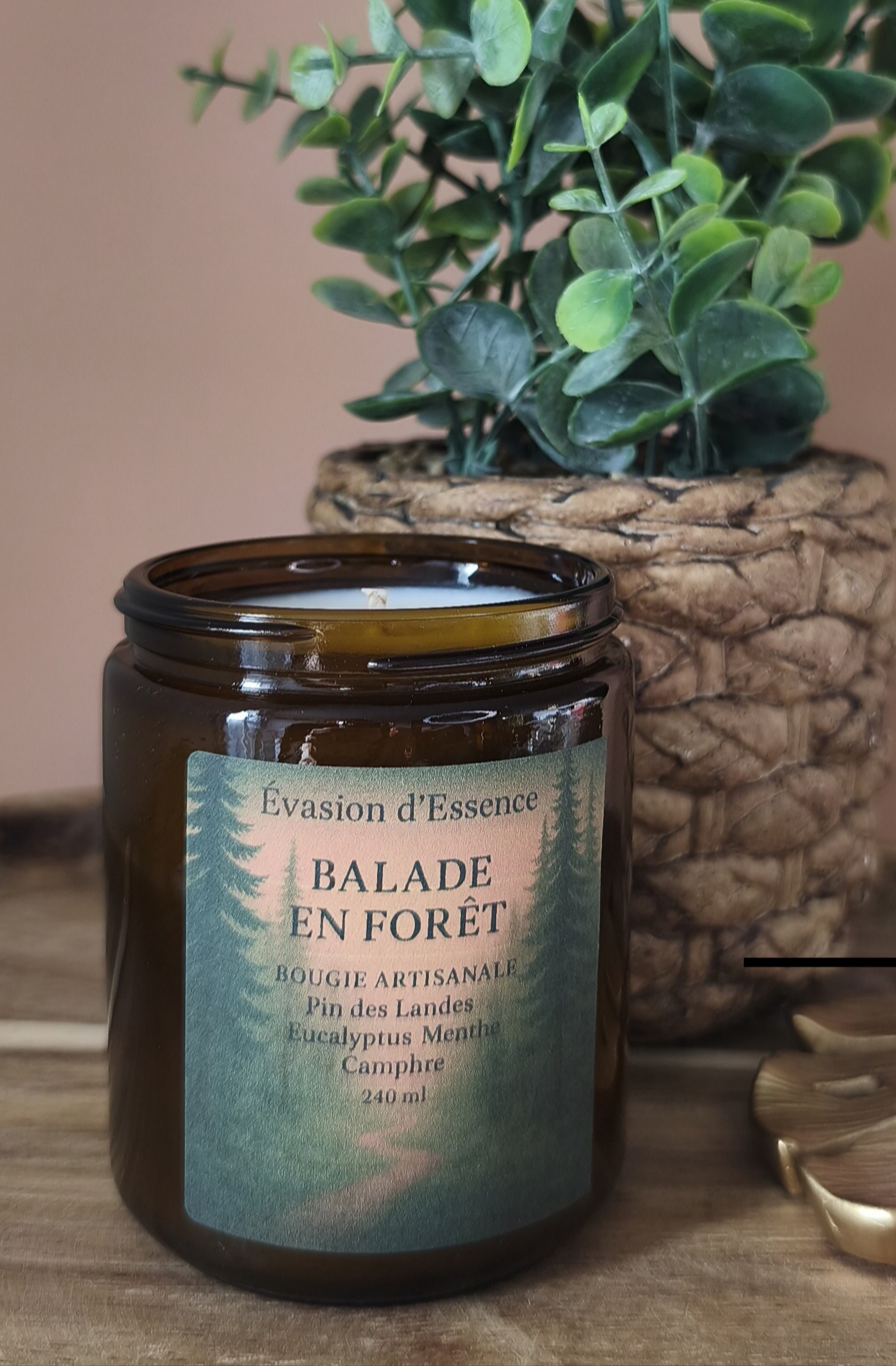 Bougie Artisanale – Balade en forêt