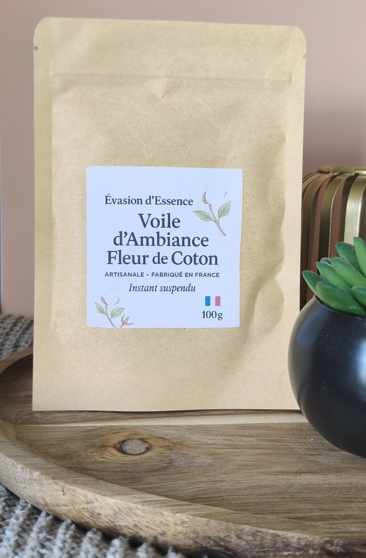 Poudre Parfumée Artisanale – Fleur de Coton