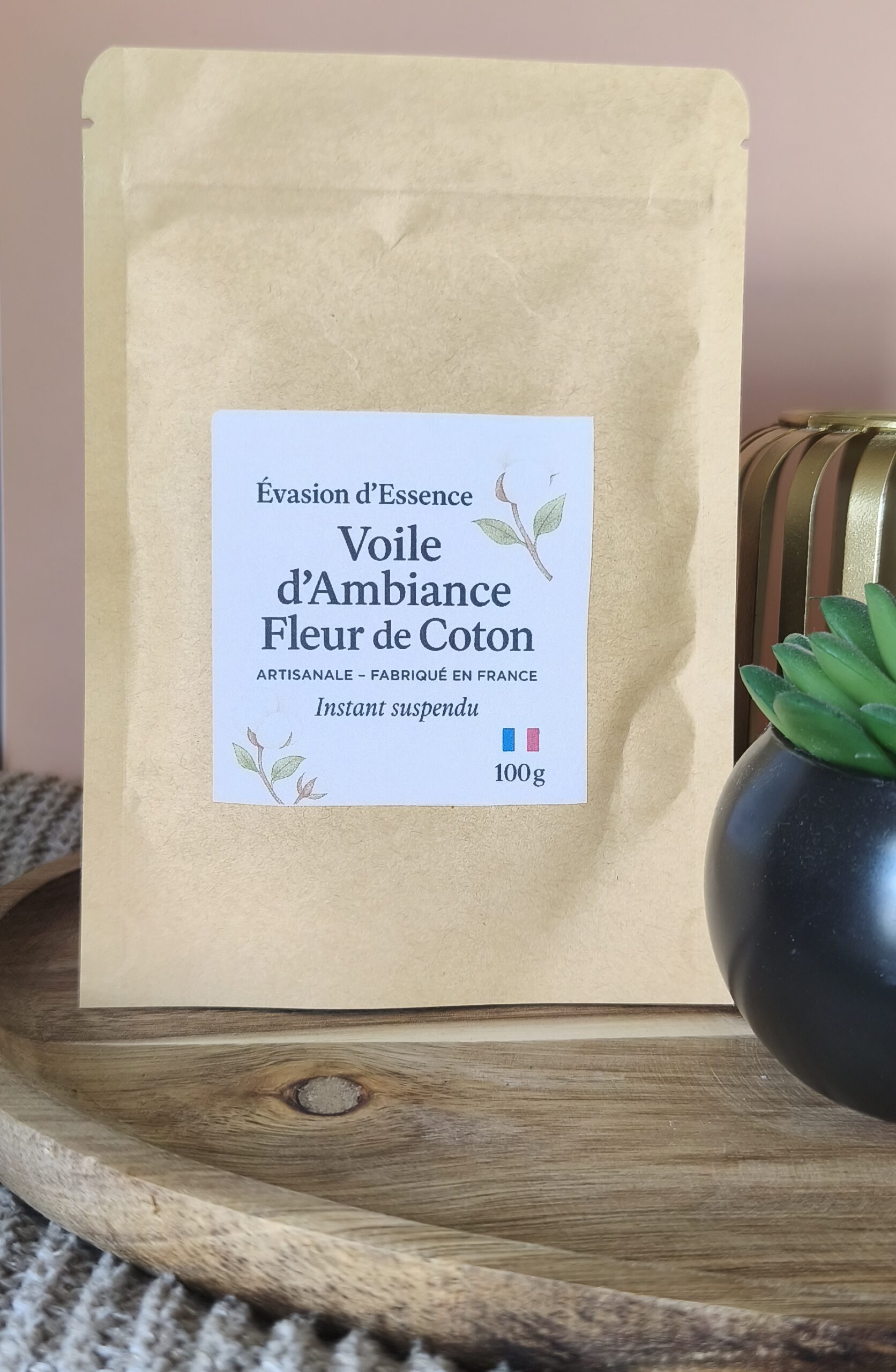 Poudre Parfumée Artisanale – Fleur de Coton