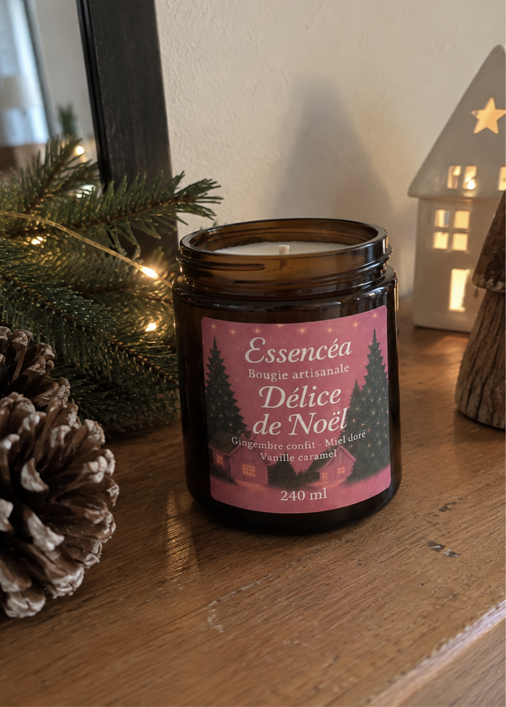 Bougie Parfumée Délice de Noël
