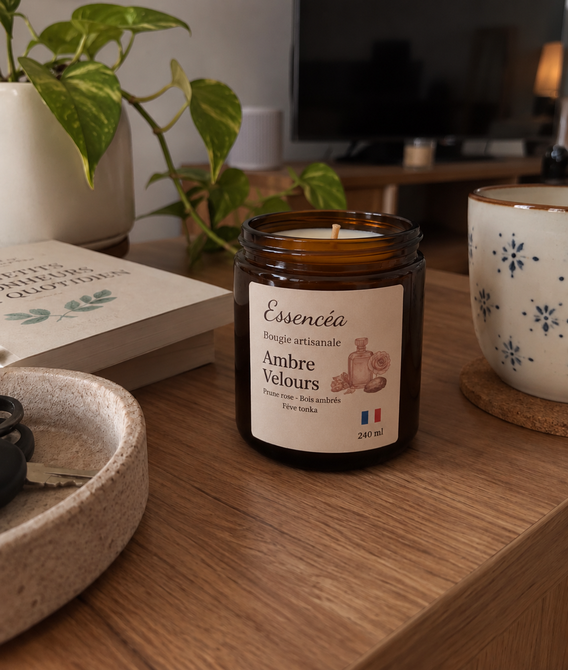 Bougie parfumée Ambre Velours